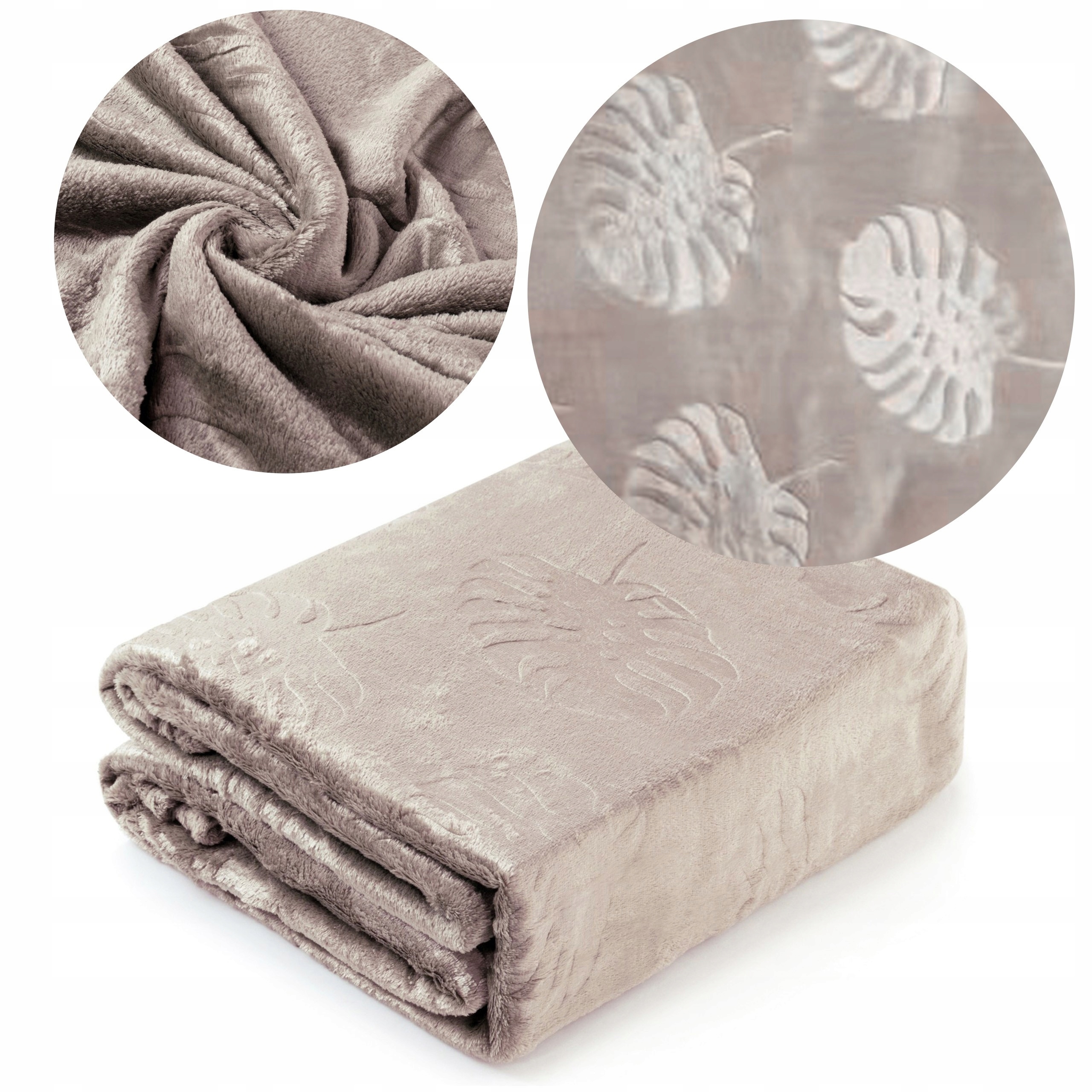 Deka z mikrovlákna 200x220 Ivana Měkká Teplá Pled Jednobarevná