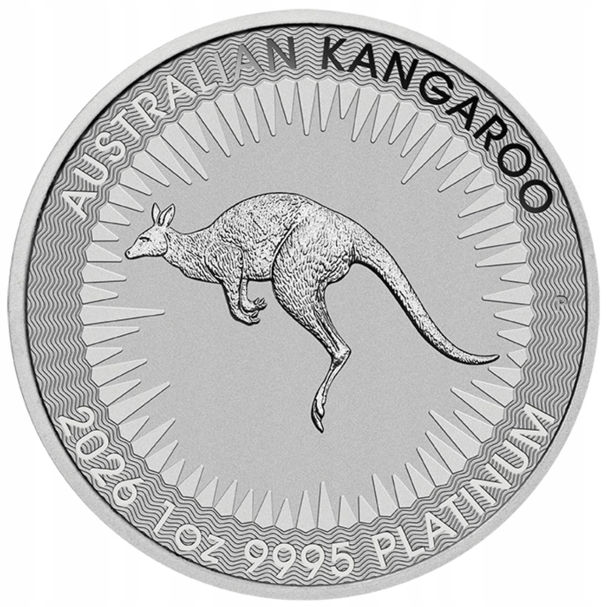 PLATYNA MONETA AUSTRALIJSKI KANGUR 2026 ROK 1 UNCJA PLATYNY MENNICZA