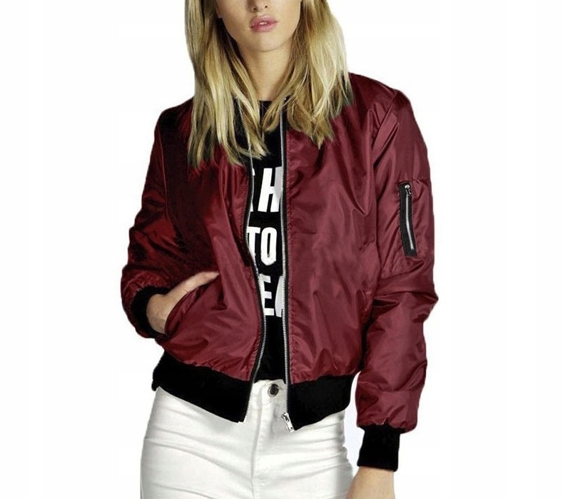 Kurtka bomberka damska wiosenna jesienna 36 S