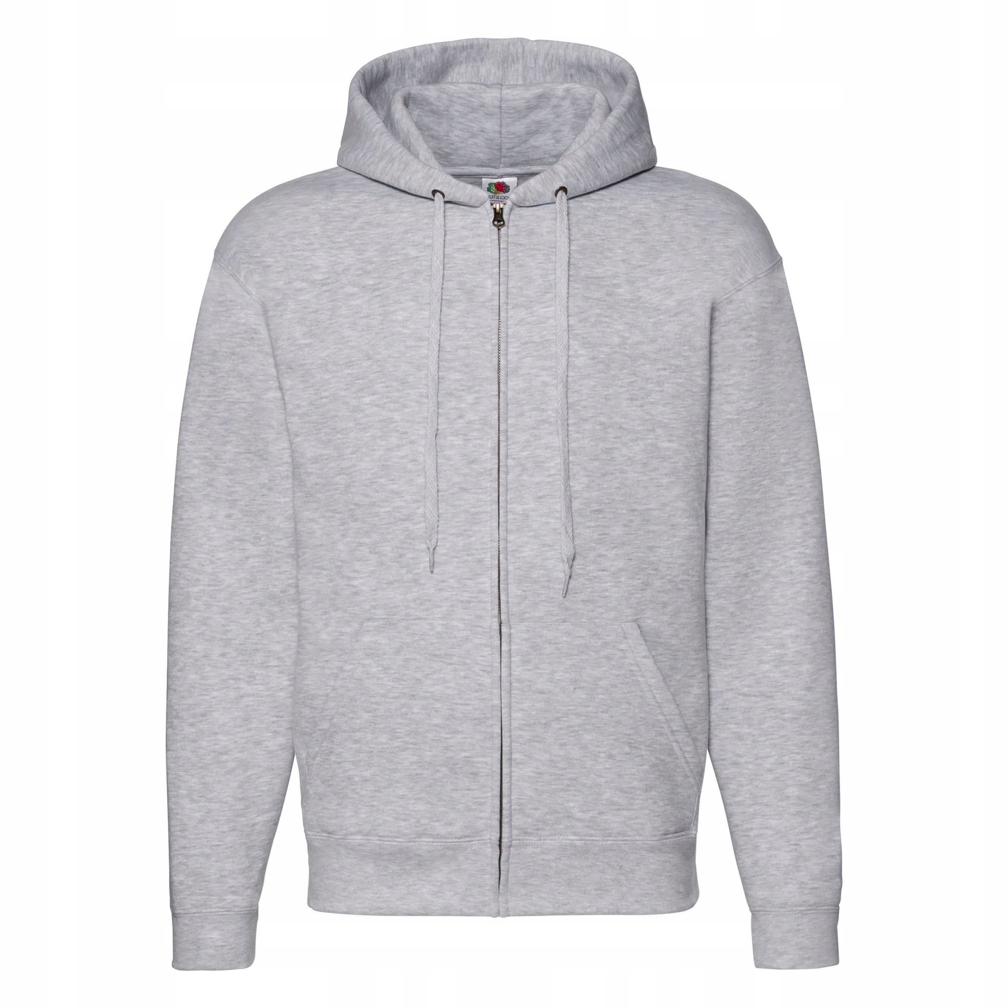 

Bluza Męska Kaptur Zamek Premium XL Heather Grey