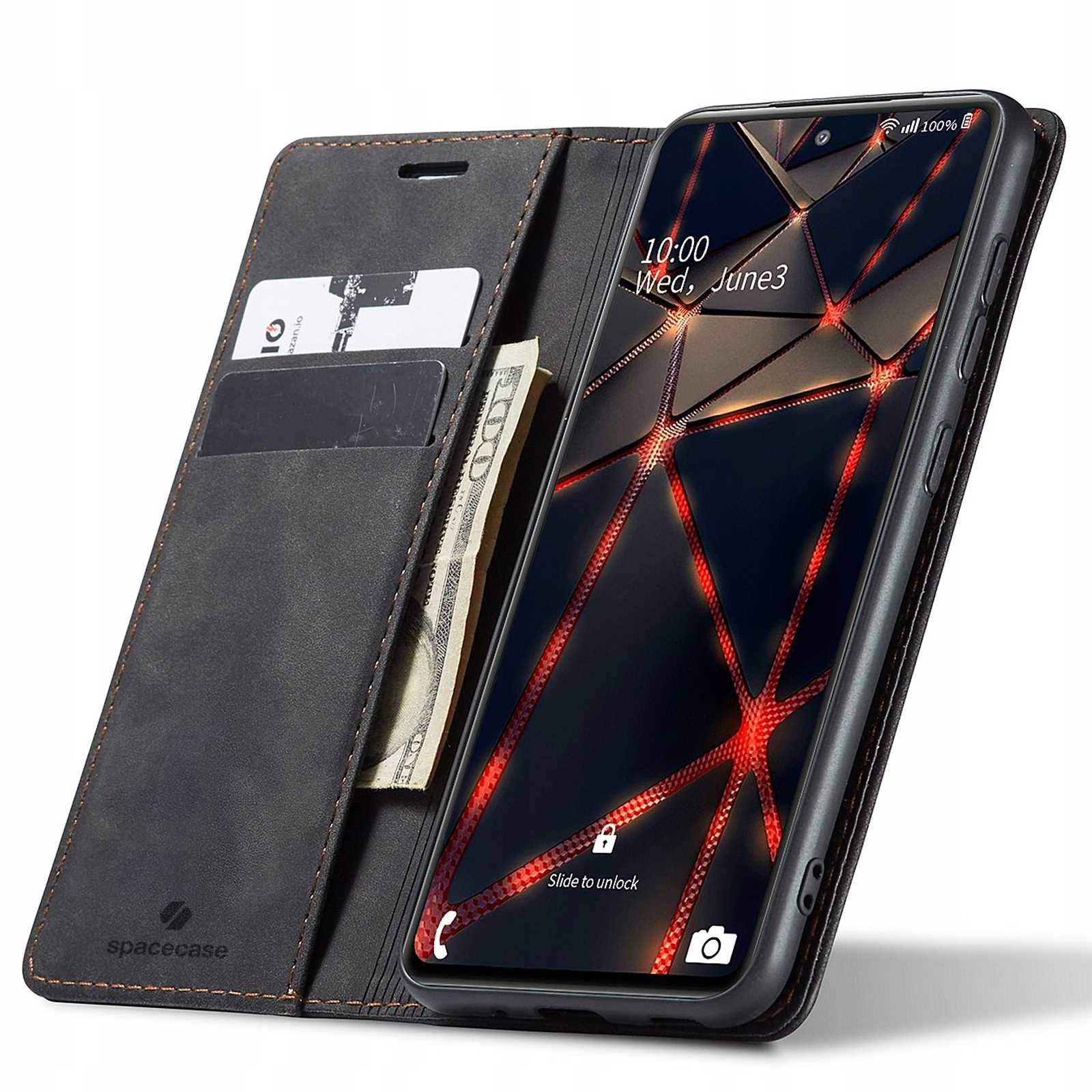 Spacecase Wallet Galaxy S20 Fe černá