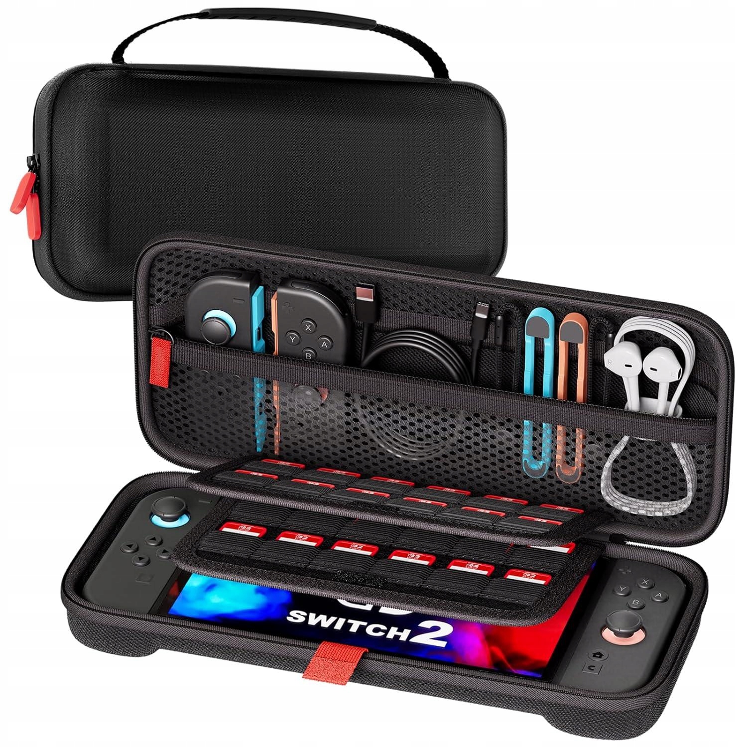 ETUI CASE na Konsolę Gry Nintendo Switch 2 TWARDY Pokrowiec Futerał Torba