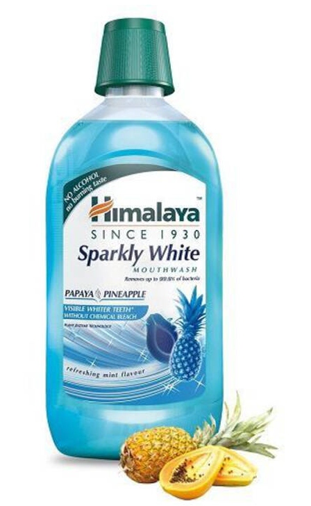

Himalaya Sparkly White wybielający płyn płukanie
