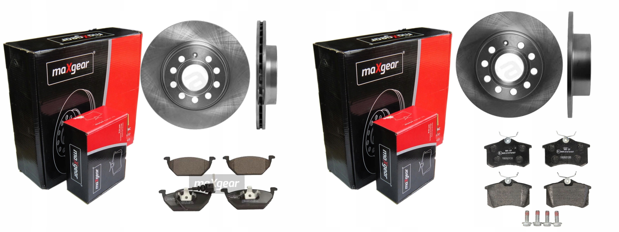 Диски колодки MAXGEAR передняя задняя AUDI A3 8p1 8PA