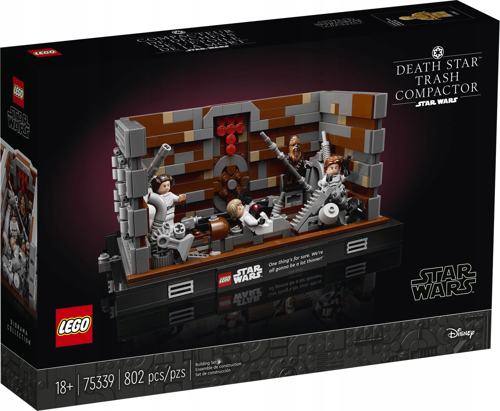 Lego 75339 Star Wars Diorama: Drtič odpadků na Hvězdě smrti