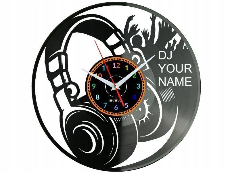 Dj Jméno Vaše Jméno Nápad na Dárek Nástěnná Dekorace z vinylové desky