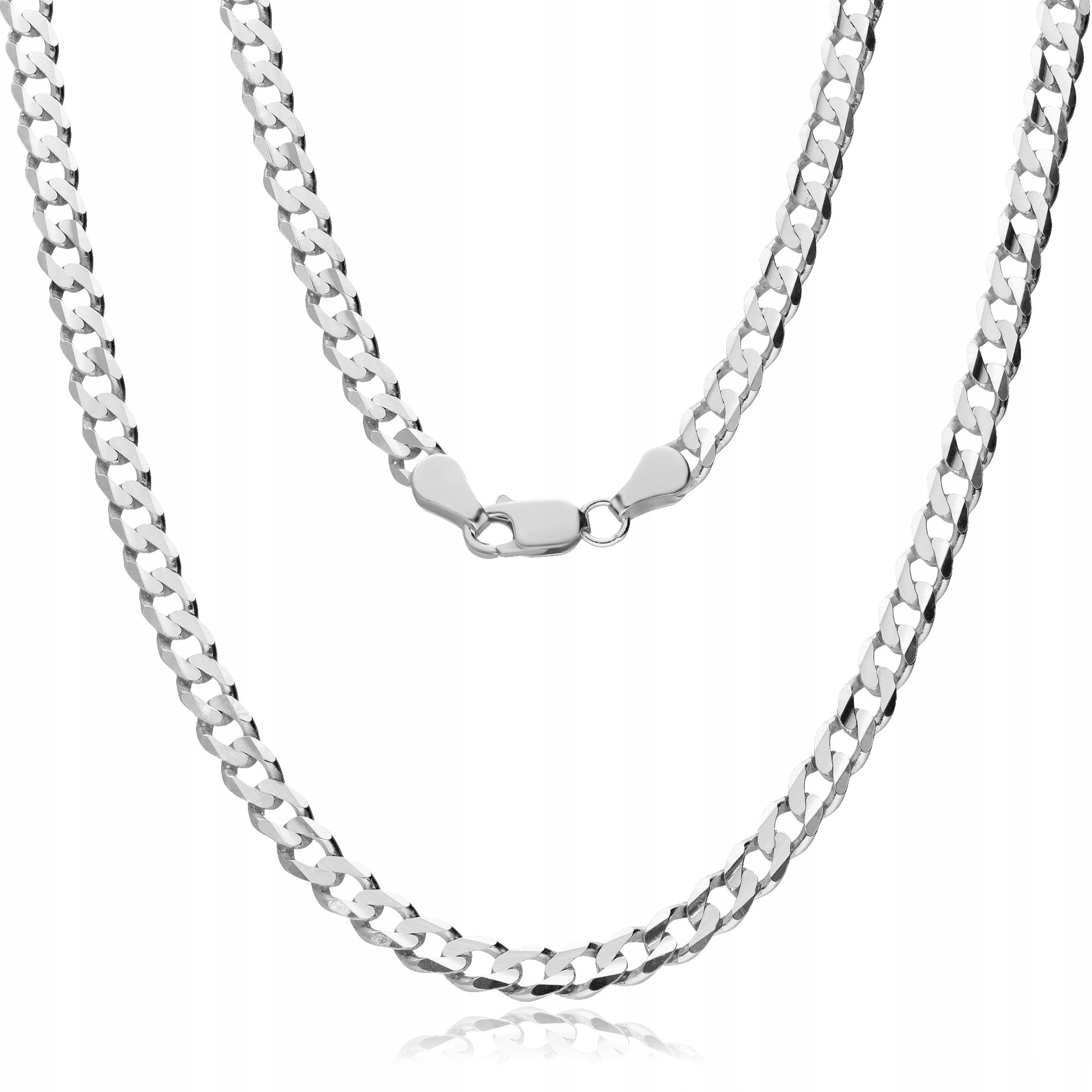 Stříbrný Řetízek Pancíř Concave Dámský Pánský PW12 50cm