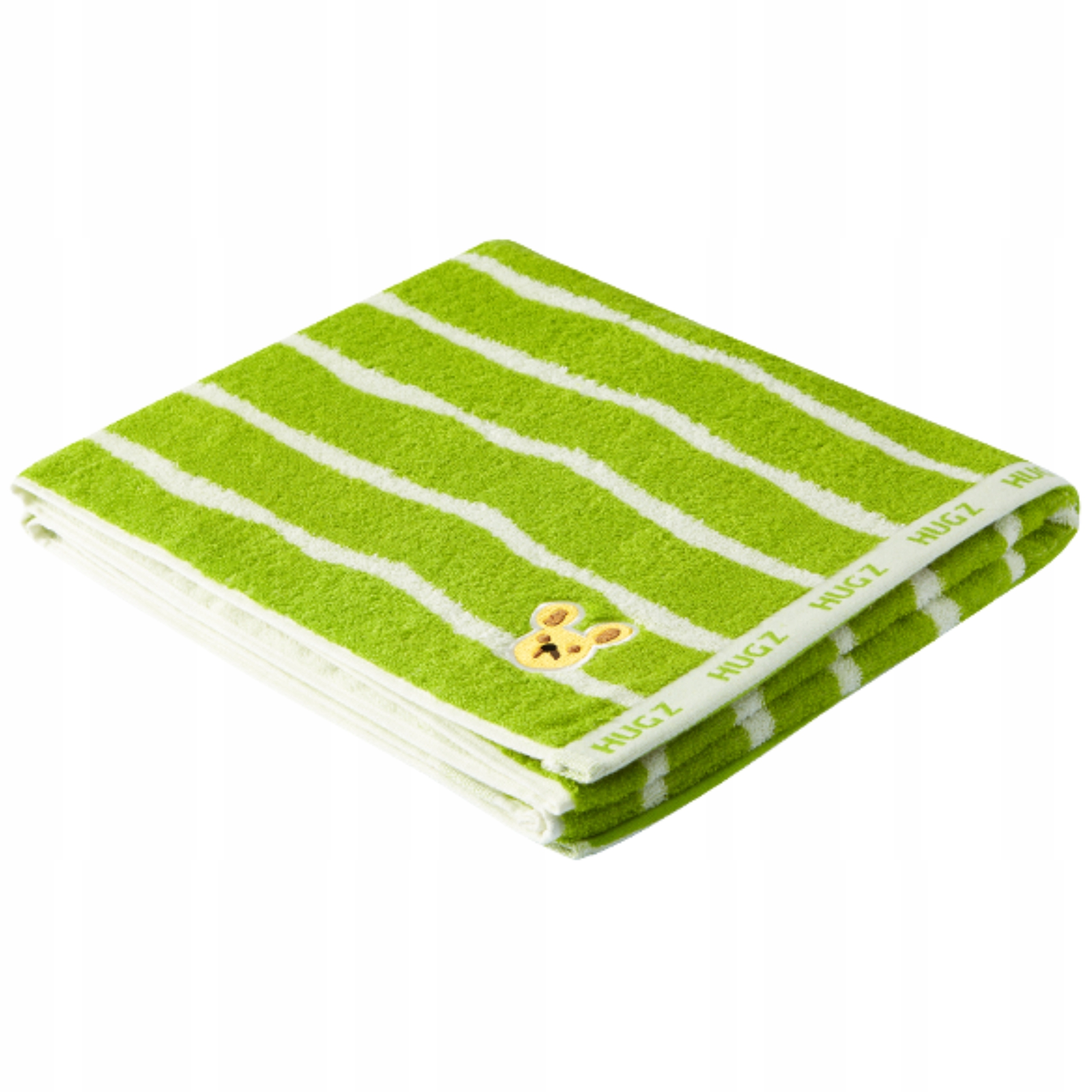 Rychleschnoucí koupelový ručník Velký Mideer Hugz pro děti 70x140 Zelená