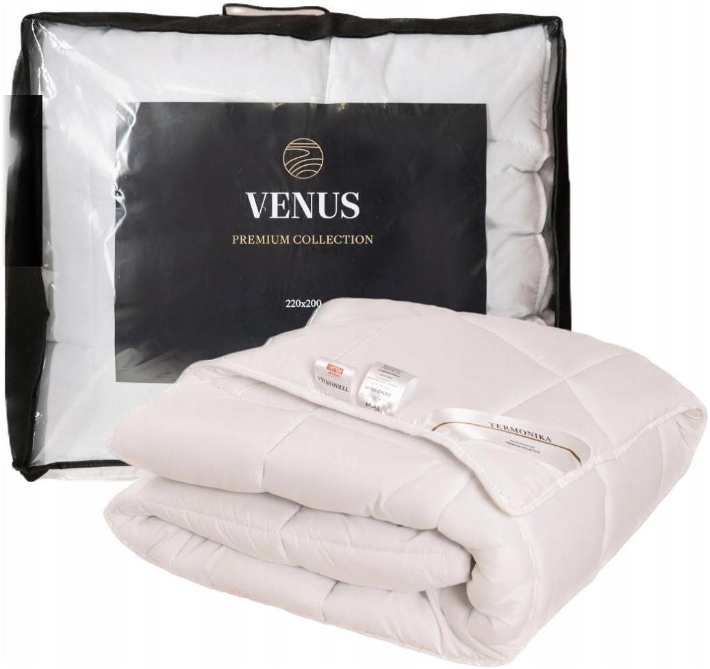 Přikrývka 220x200 zimní silná antialergická prošívaná bílá mikrovlákno Venus