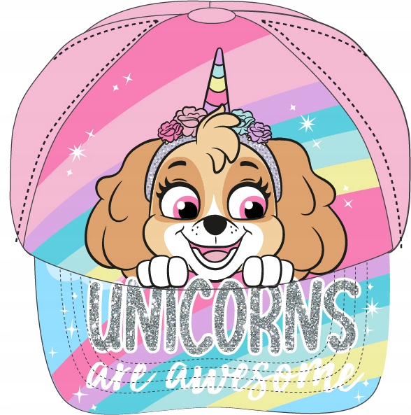 

Psi Patrol Czapka Z Daszkiem Skye Unicorn 54