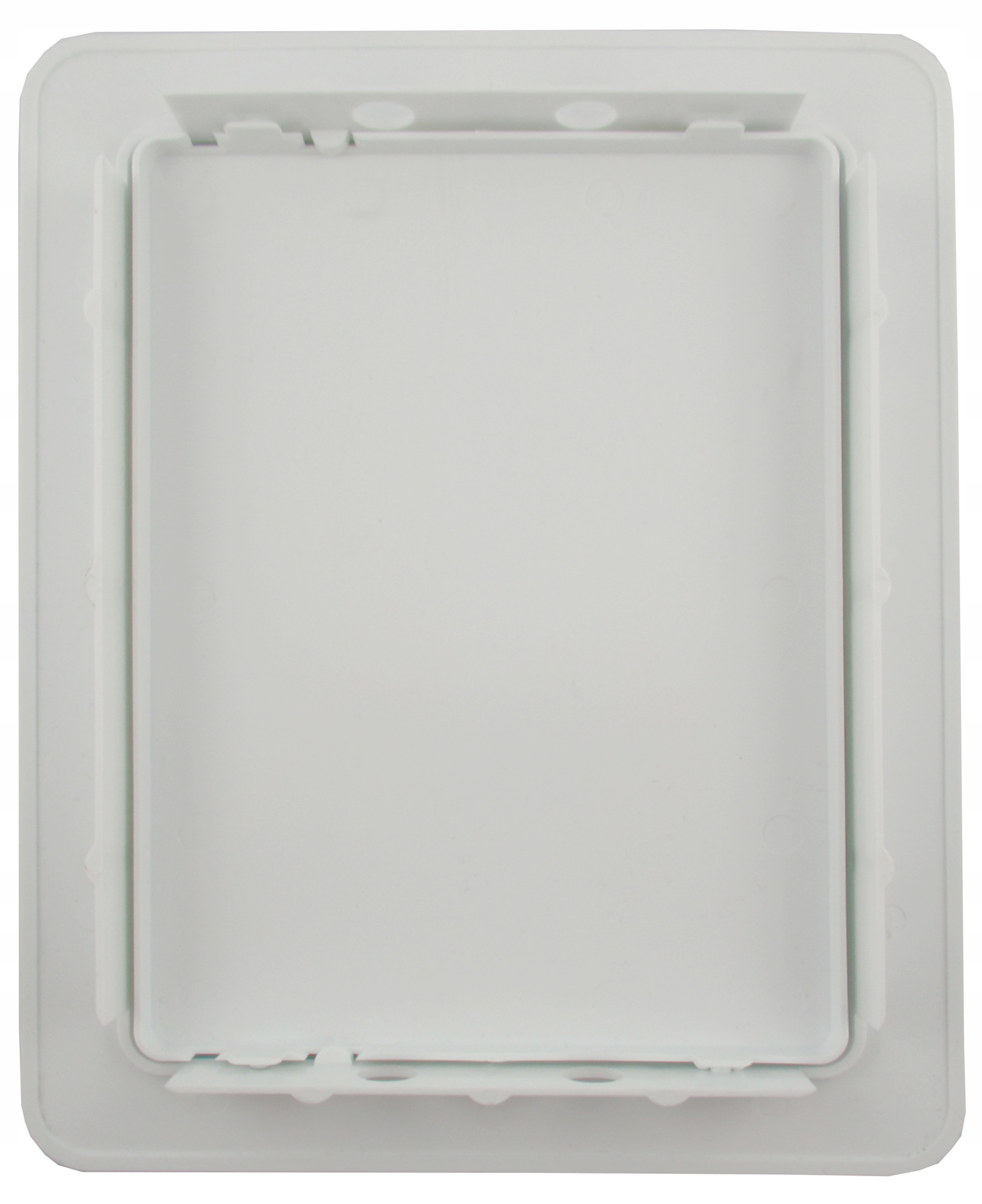 DRZWICZKI REWIZYJNE METALOWE BIAŁE 20 X 40 ZATRZASK MASKOWNICA 200x400 Szerokość 200 mm