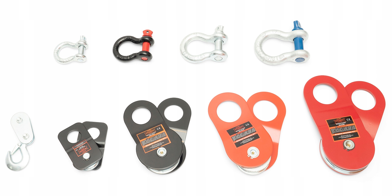 ZESTAW ZBLOCZE 8T PAS DO DRZEWA 2XSZEKLA 3/4 TORBA Uciąg 17636 lb