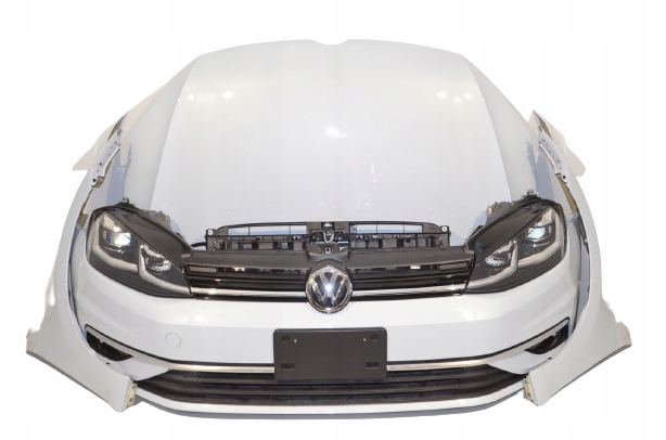 VW GOLF 7 PRZÓD ZDERZAK CHŁODNICE LAMPY LB9Z