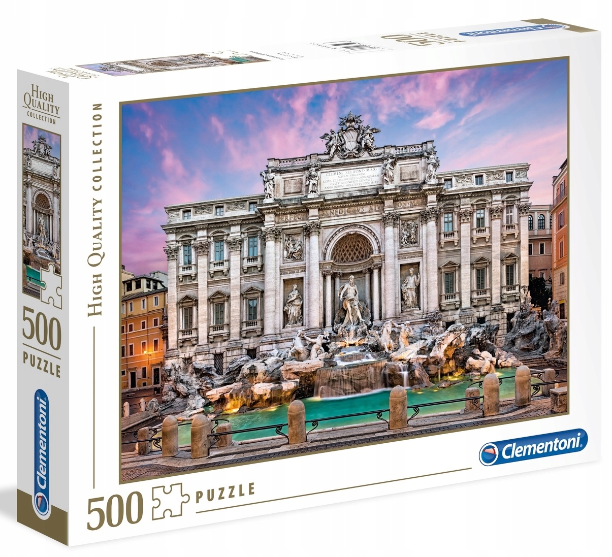

Puzzle 500 El Fontanna DI Trevi Rzym Clementoni Hq