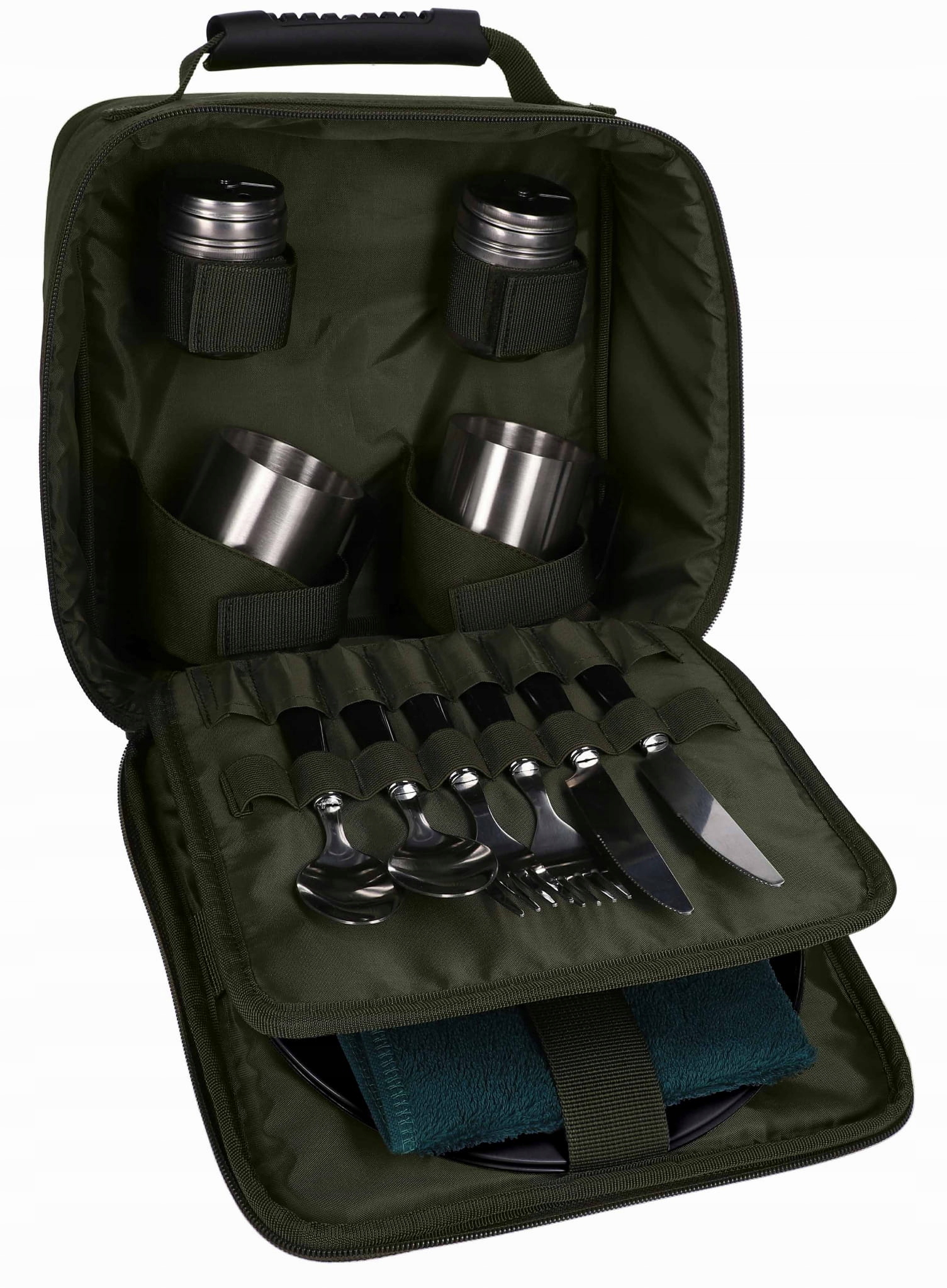 Mikado Zestaw Obiadowy Talerz Sztućce 2OS +etui Enclave Deluxe Dinner Set