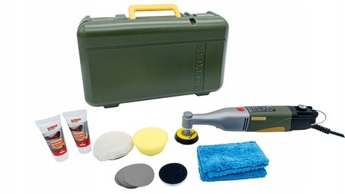 Proxxon Polerka szlifierka kątowa Zestaw do polerowania auta 230V PR28660