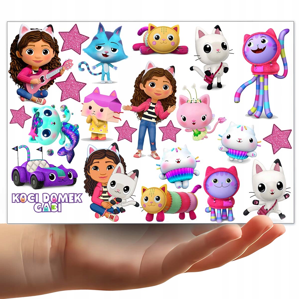 TATUAŻE ZMYWALNE DLA DZIECI DZIECIĘCE KOCI DOMEK GABI WZORY JAKOŚĆ Marka inny