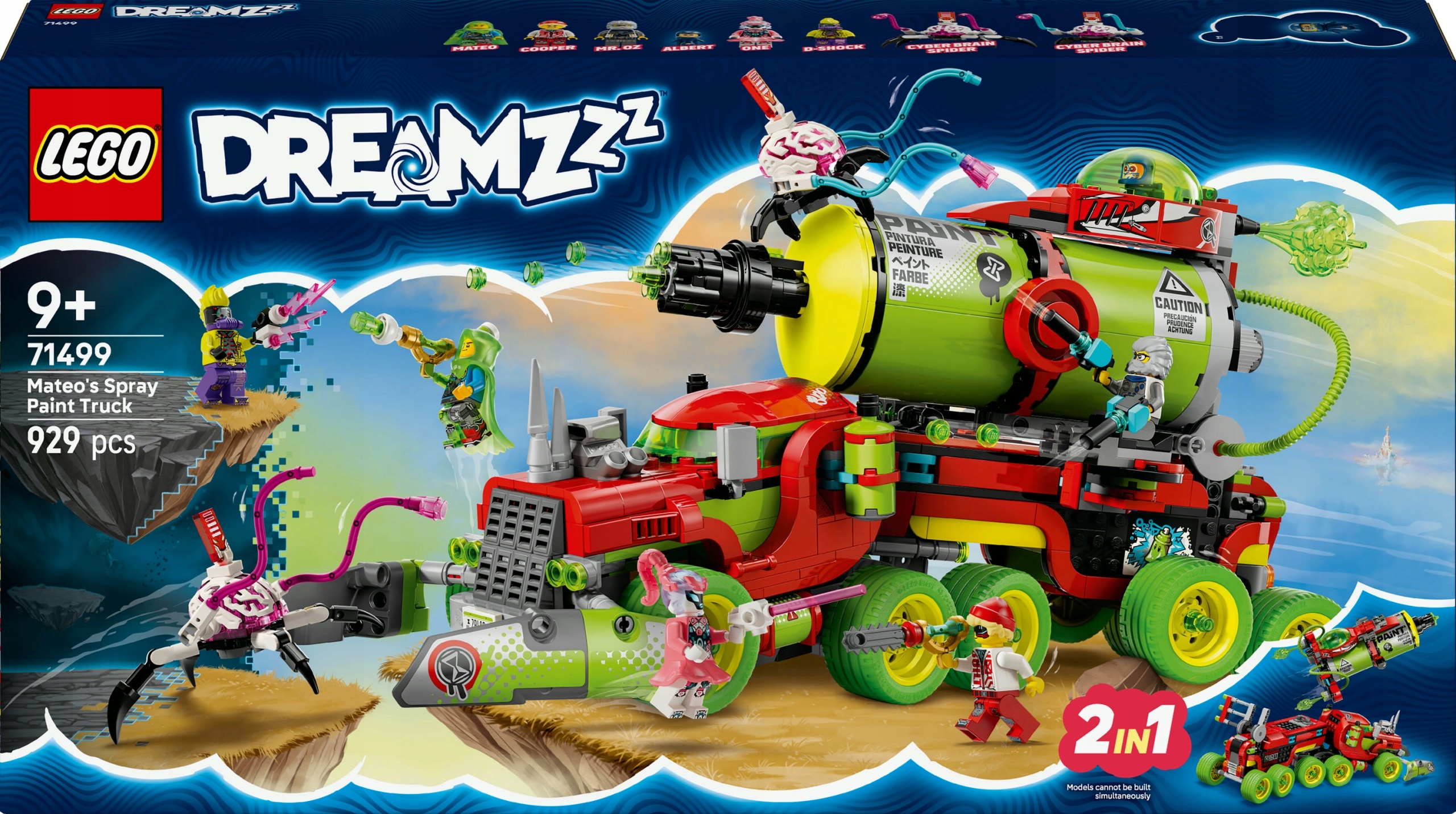 Lego DREAMZzz Sprayowa ciężarówka Mateo 71499