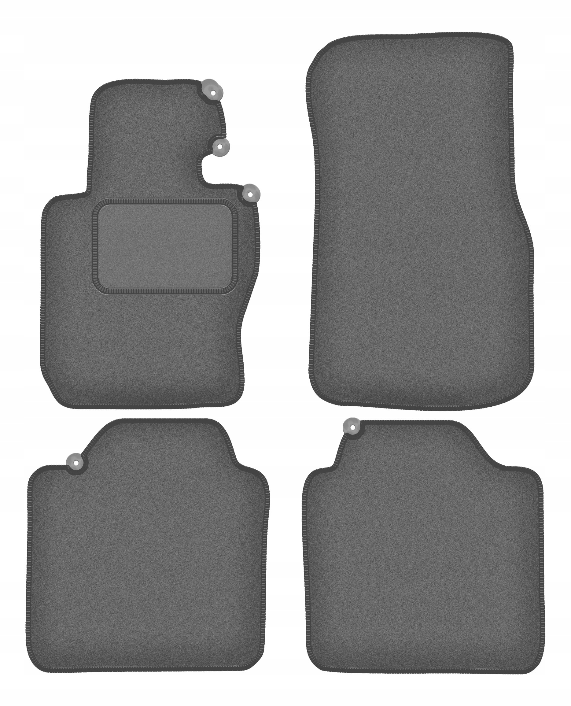 Automobilové velurové koberce pro Bmw 3 F34 Gran Tourismo (2013-2020)