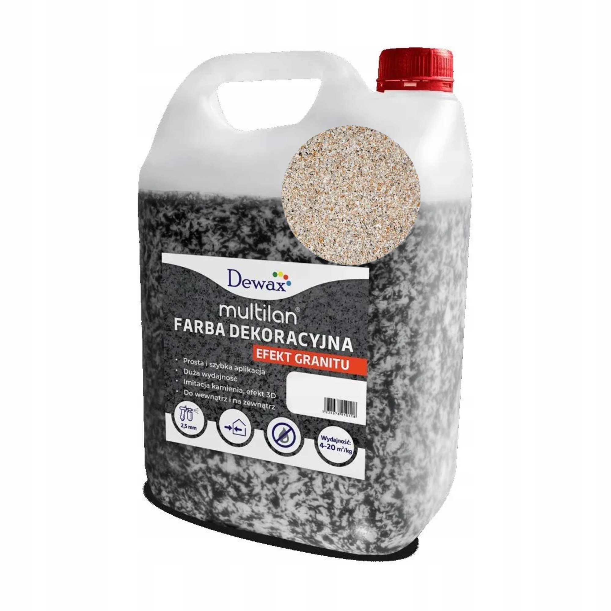 Akrylová Barva ve spreji Multilan Dewax barva 004 světlý písek 2kg