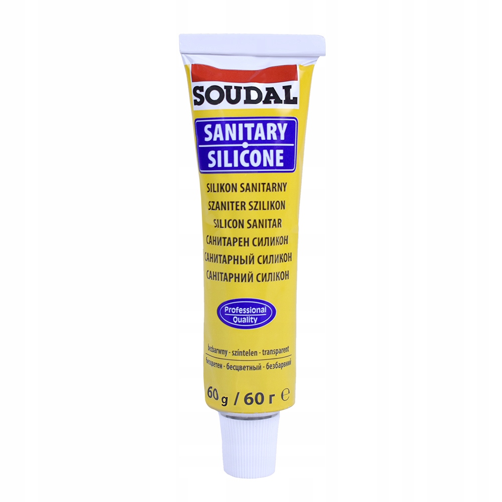 

Soudal Silikon Sanitarny Bezbarwny Tubka 60 g