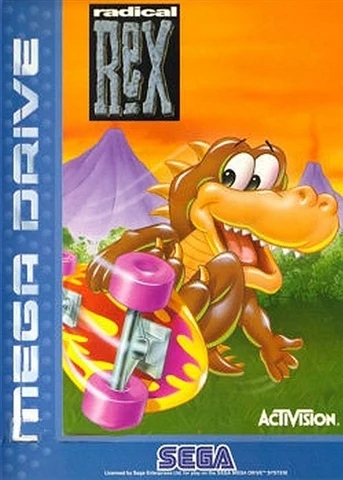 Radical Rex - SEGA MEGA DRIVE SMD PAL SAM CARTRIDGE