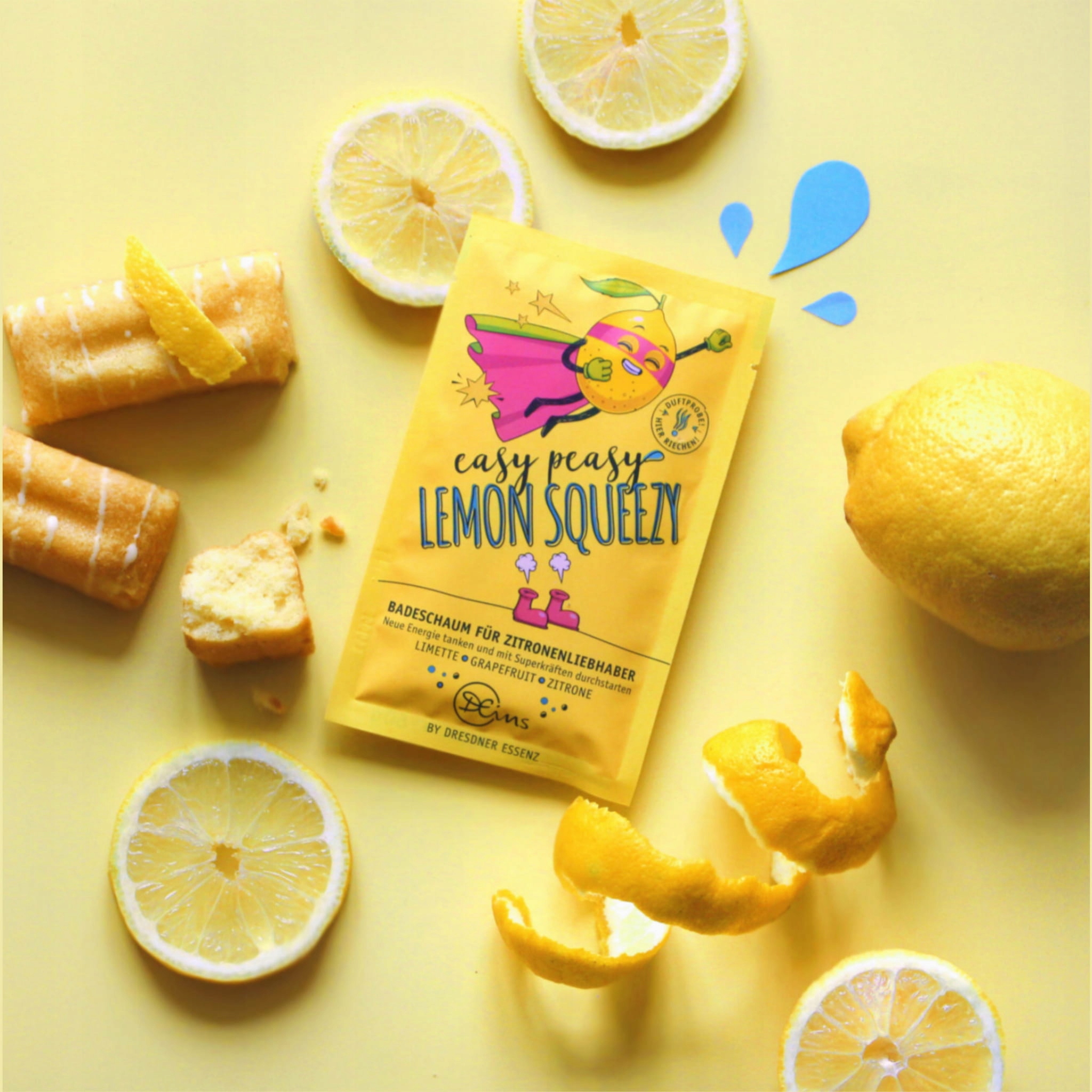 Dresdner Essenz Lemon Squeezy Pianka Do Kąpieli Dla Miłośników Cytryny 60g Marka Dresdner Essenz