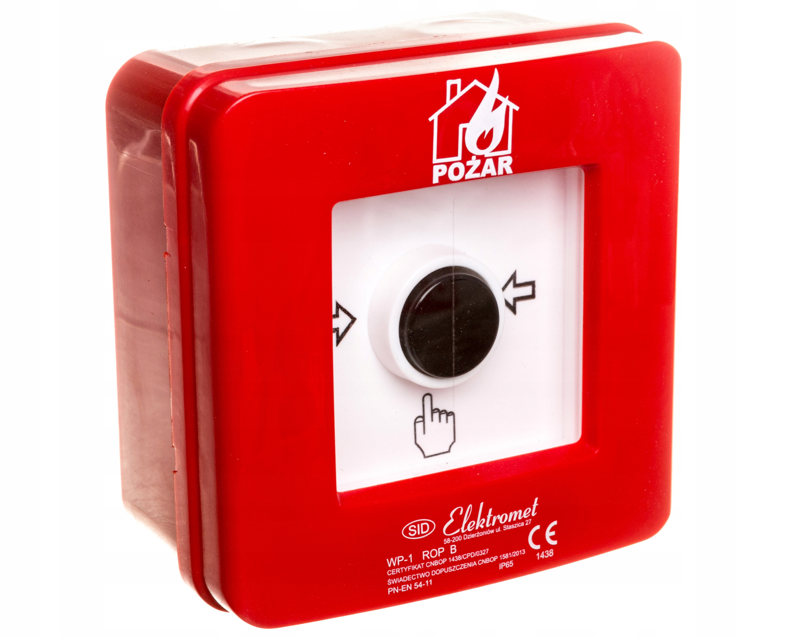 Ruční požární varování Rop B Nc-no WP-1 IP65 921406