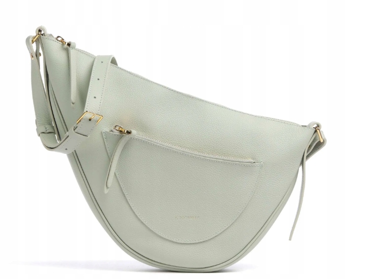 Dámská kožená kabelka Coccinelle zelená