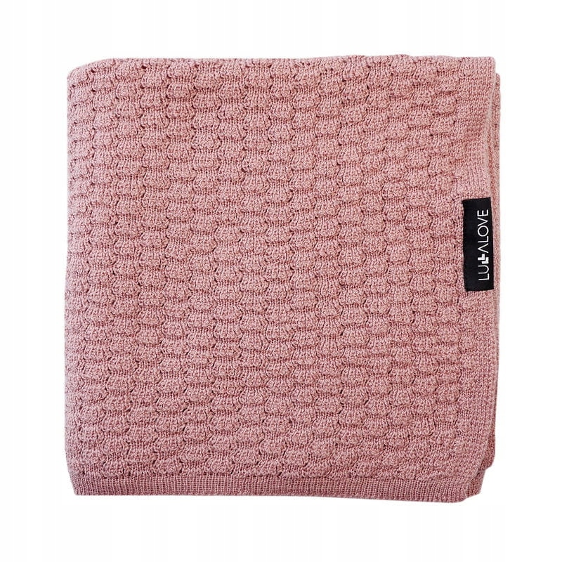 

Lullalove Kocyk otulacz merino Premium Piwonia
