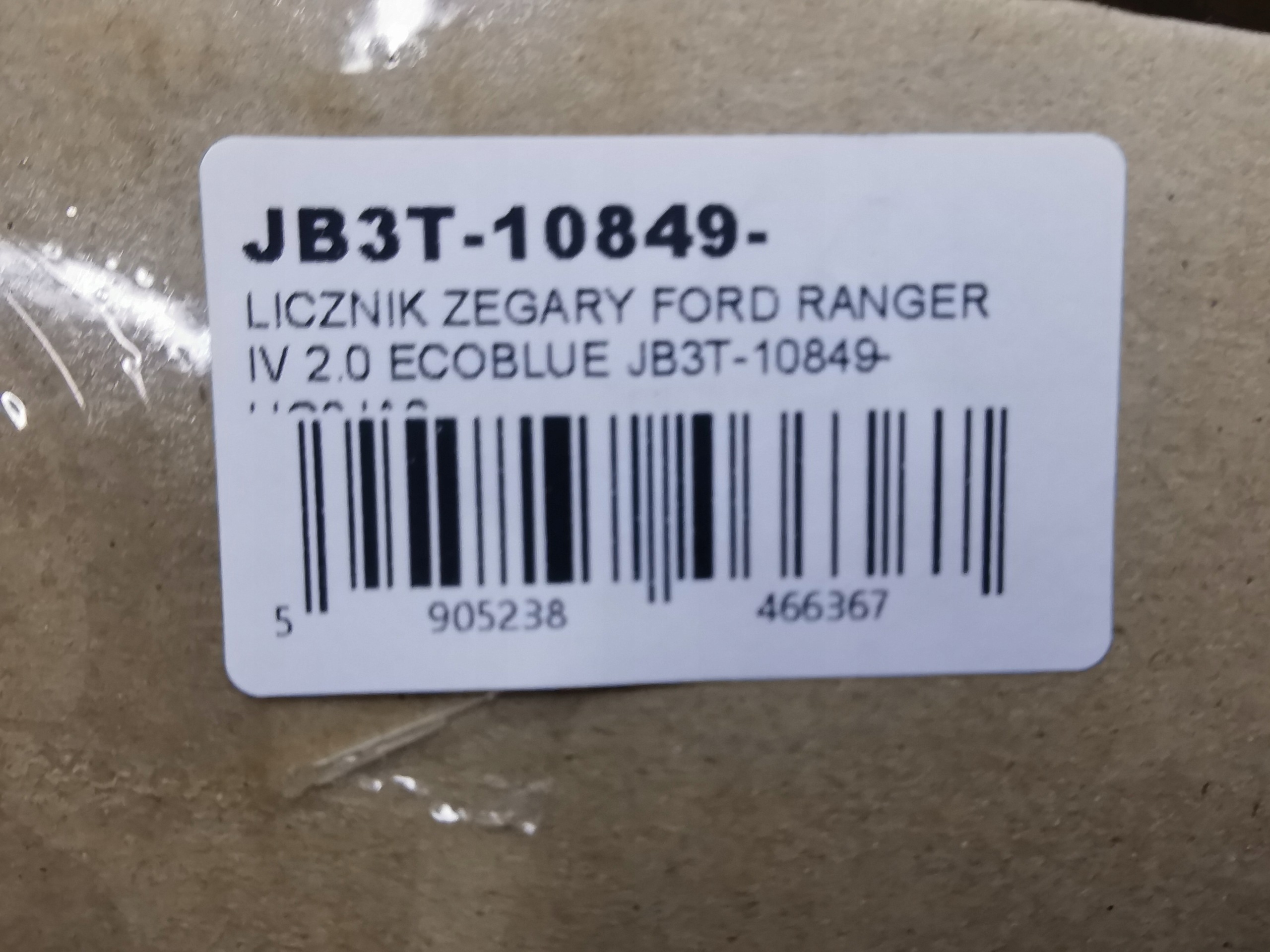 dials dials FORD RANGER IV 2.0 ECOBLUE JB3T-10849-HG3JA6