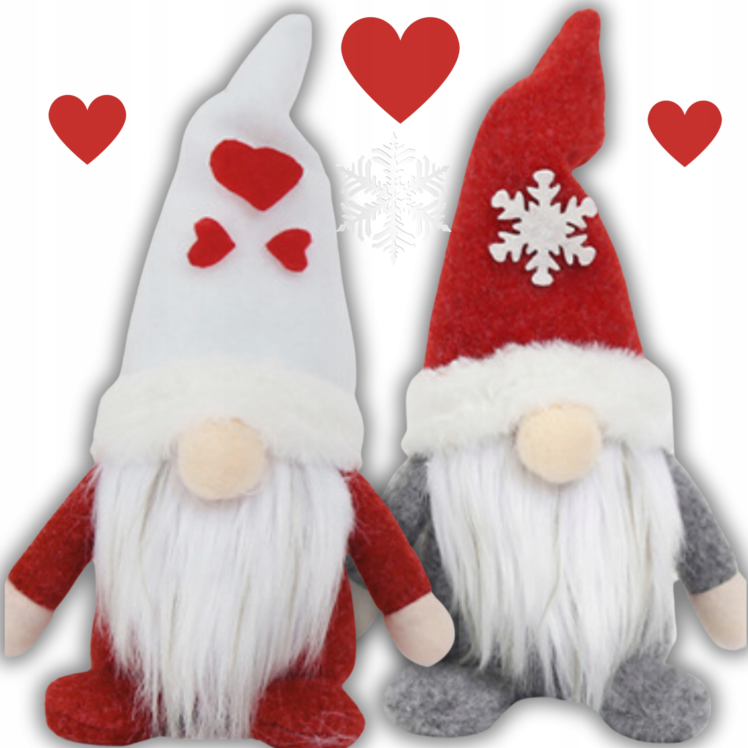 2X SKRZATY KRASNAL ŚWIĄTECZNY MIKOŁAJ GNOM ST