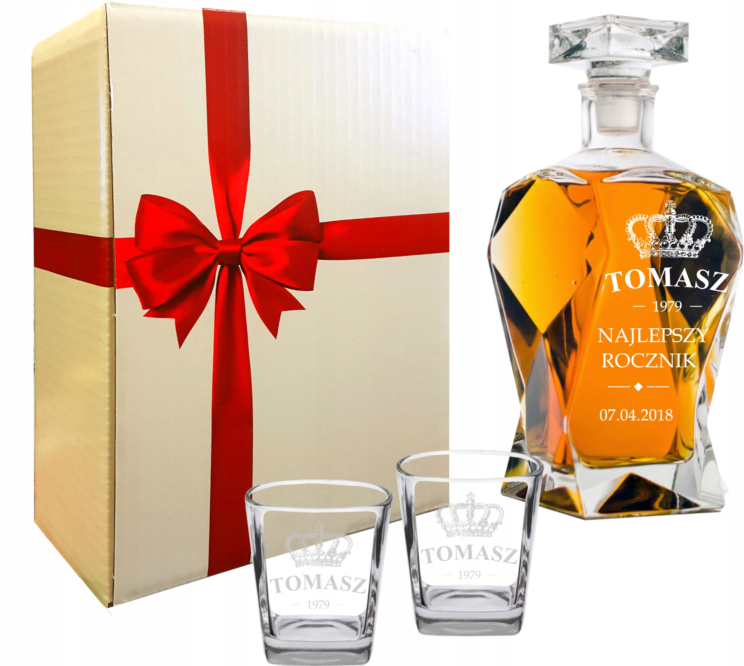 

Karafka szklanki do whisky Grawer kieliszki