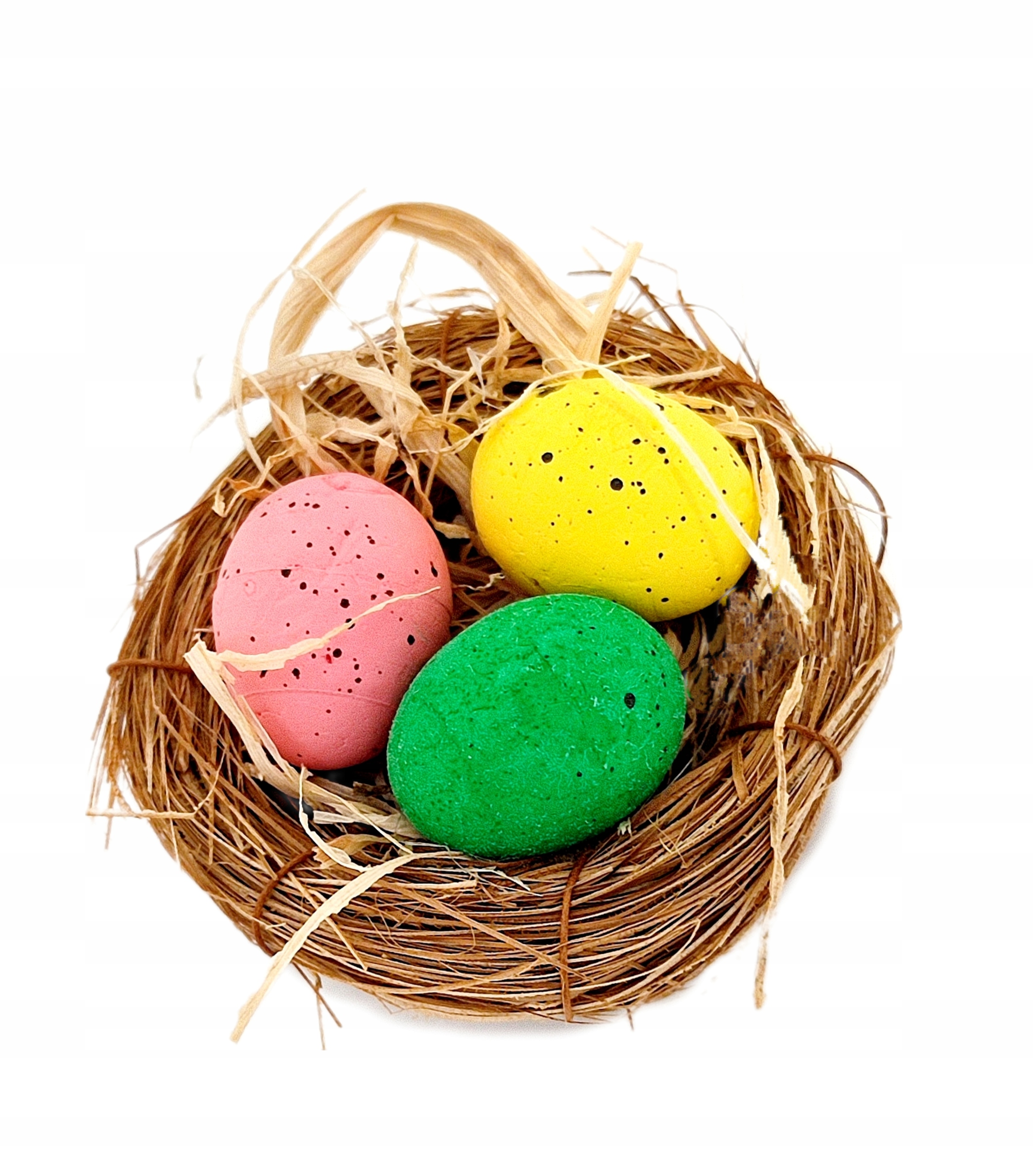 

Gniazdko I Kolorowe Pisanki Jajeczka Wielkanocne