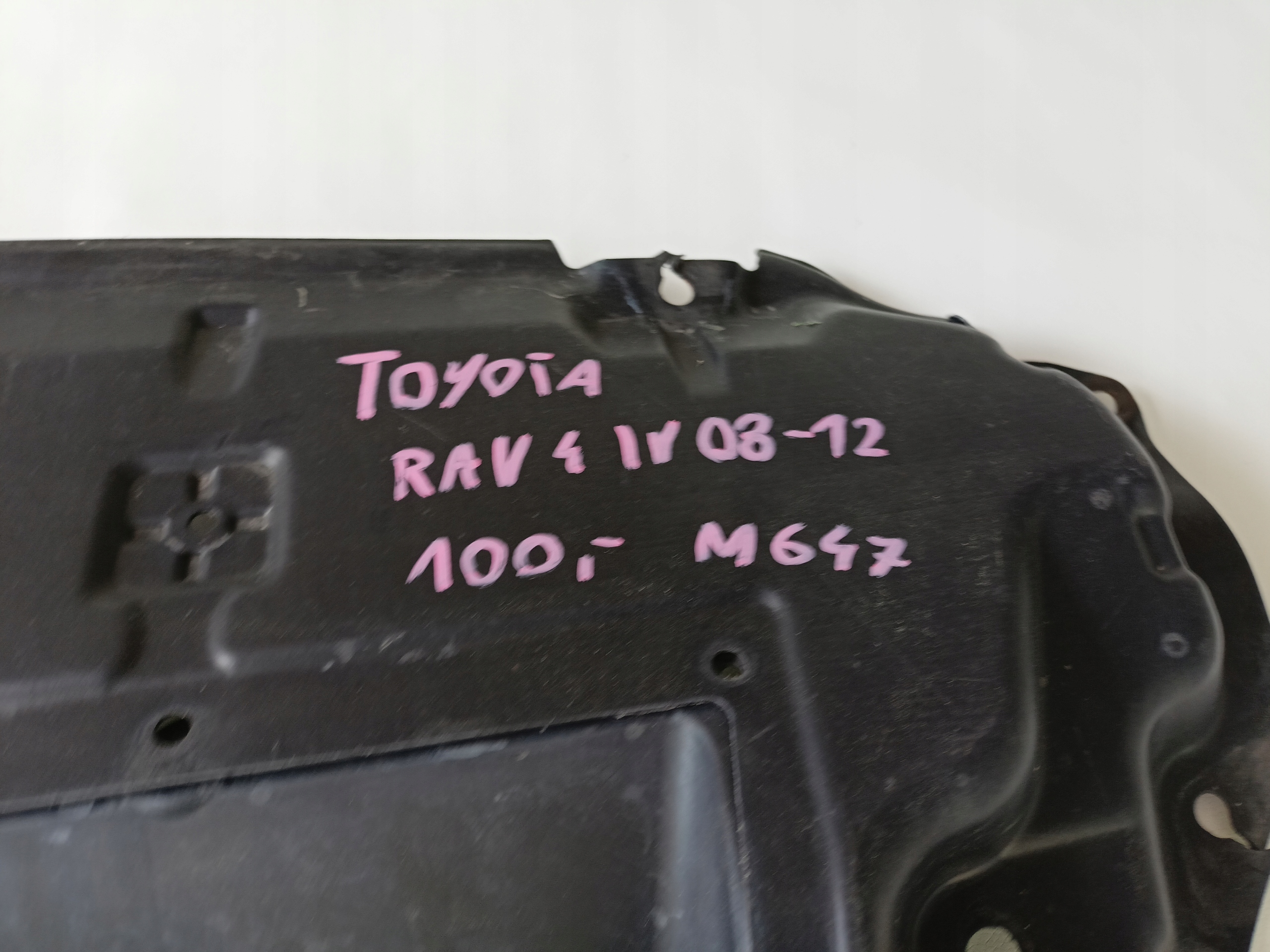 Toyota Rav4 IV 08-12 cover below engine