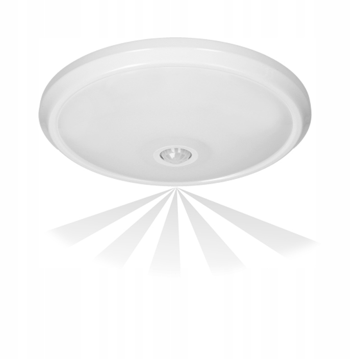 LAMPA SUFITOWA LED 20W PLAFON Z CZUJNIKIEM RUCHU