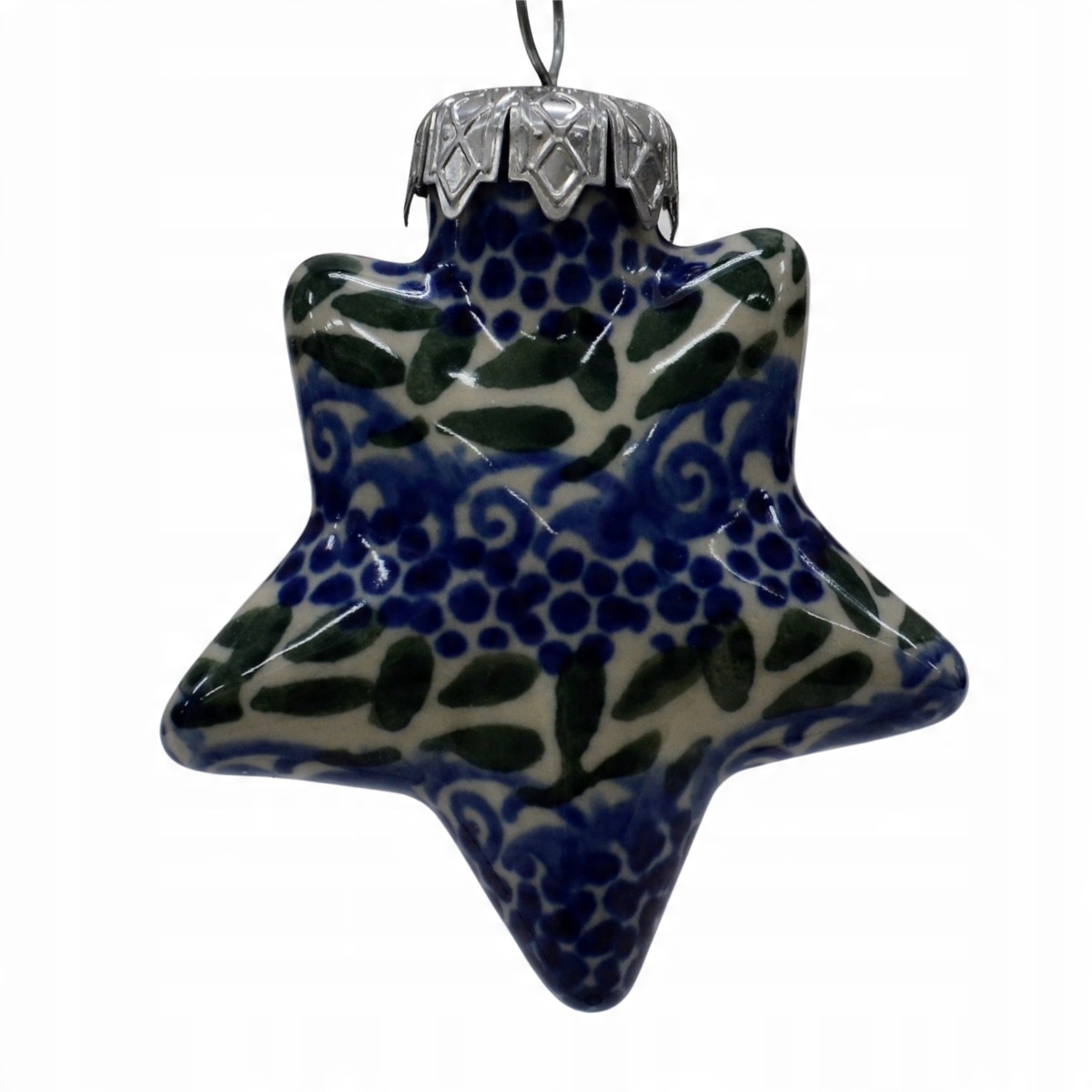 

Ceramiczna Bombka Gwiazdka Ceramika Bolesławiec