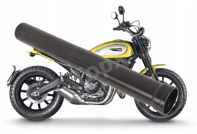 TopX Goleń Trubka laga tlumič Odpružení Ducati Scrambler 800 15+ 1 Ks