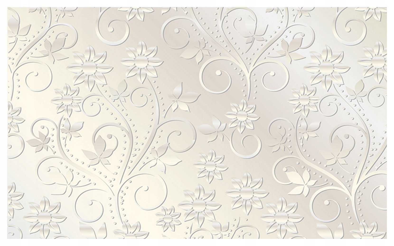 Vliesová fototapeta Květinový ornament lisovaná světlá 300x210 lepidlo