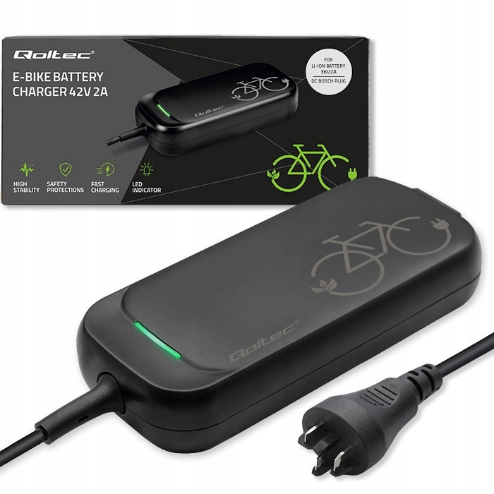 Ładowarka do roweru elektrycznego Bosch 36V 42V 2A Qoltec