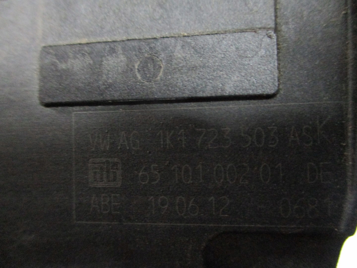 PEDAŁ GAZU 1K1723503AS Producent części Volkswagen OE