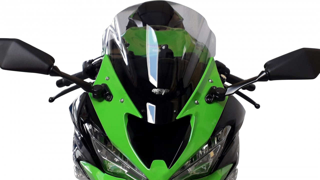 Motocyklové sklo Mra Kawasaki Ninja Zx 6 R 2019-2023, forma R, bezfarebná