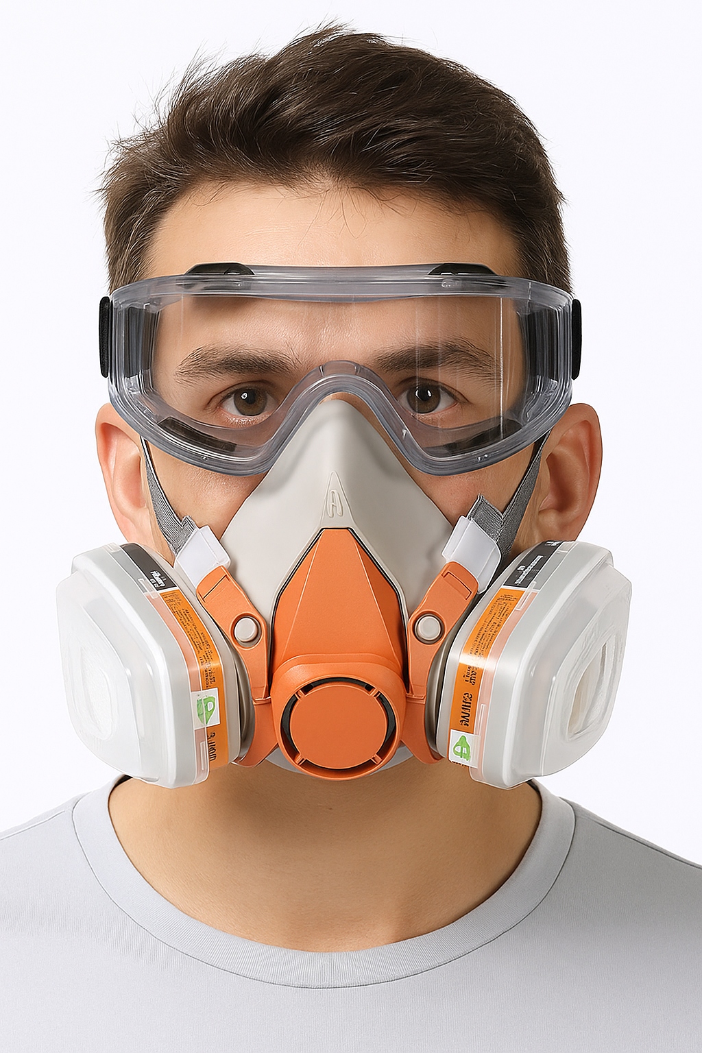 MASKA LAKIERNICZA PÓŁMASKA 6200 + OKULARY FILTRY OCHRONNA PRZECIWPYŁOWA EAN (GTIN) 5901247690410