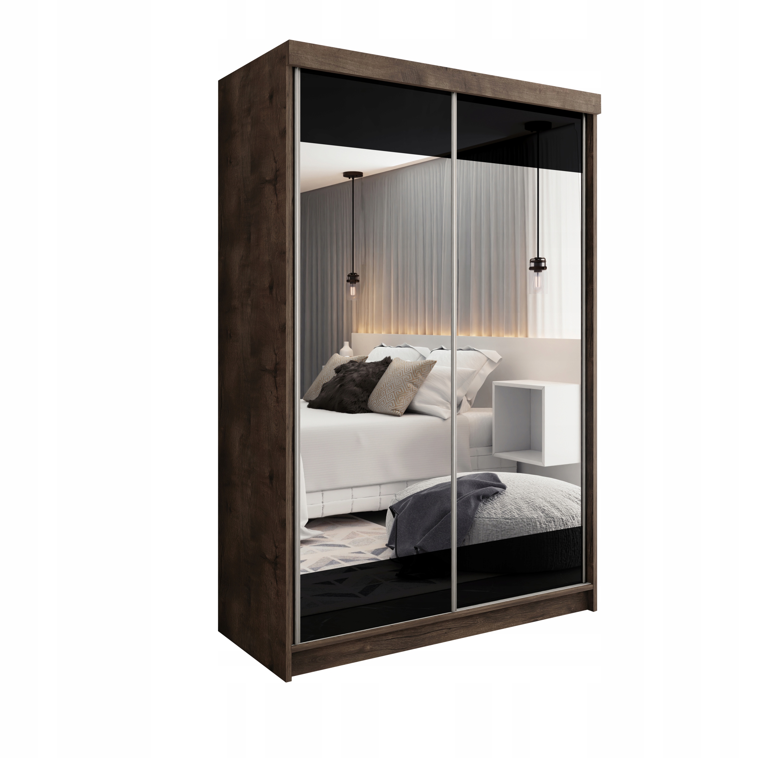 Posuvná Skříň Barcelona B-32 150, tmavě jasan