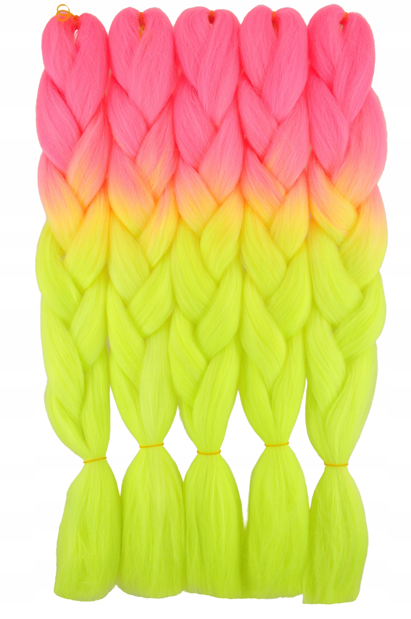 WŁOSY SYNTETYCZNE KOLOROWE WARKOCZYKI OMBRE 2-27 Marka Smart Colours