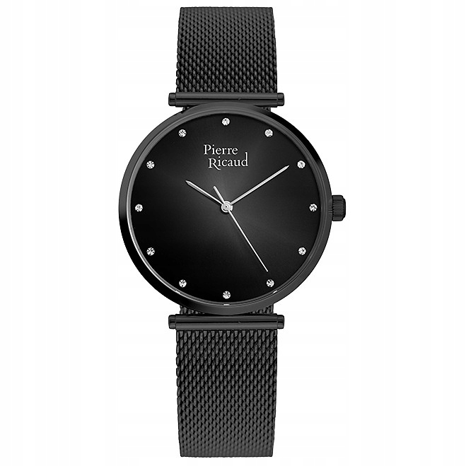 Dámské hodinky Pierre Ricaud P22035.B144Q Zirkony černé