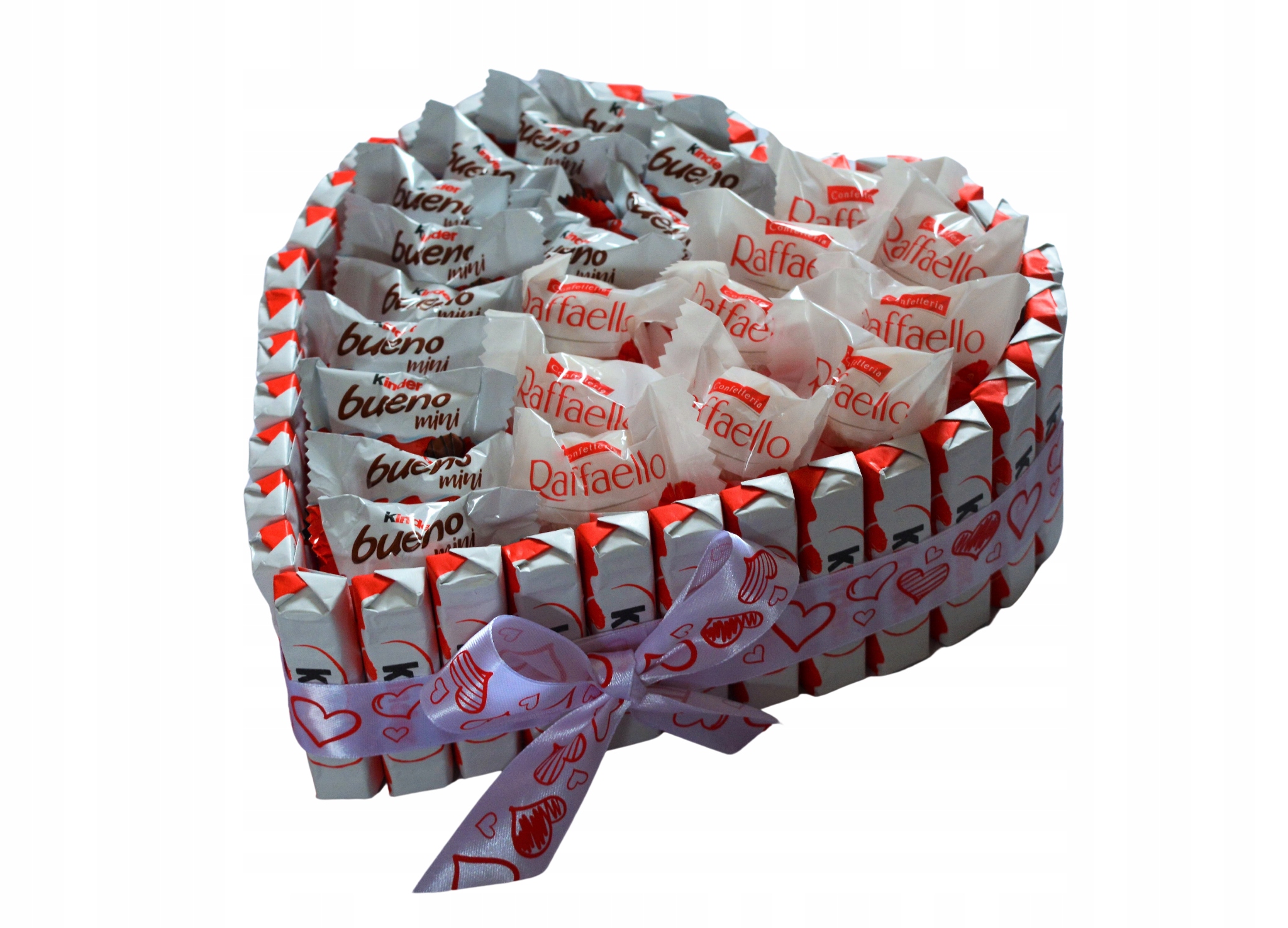 Levně Dort s kinder srdcem narozeniny bueno Valentýna