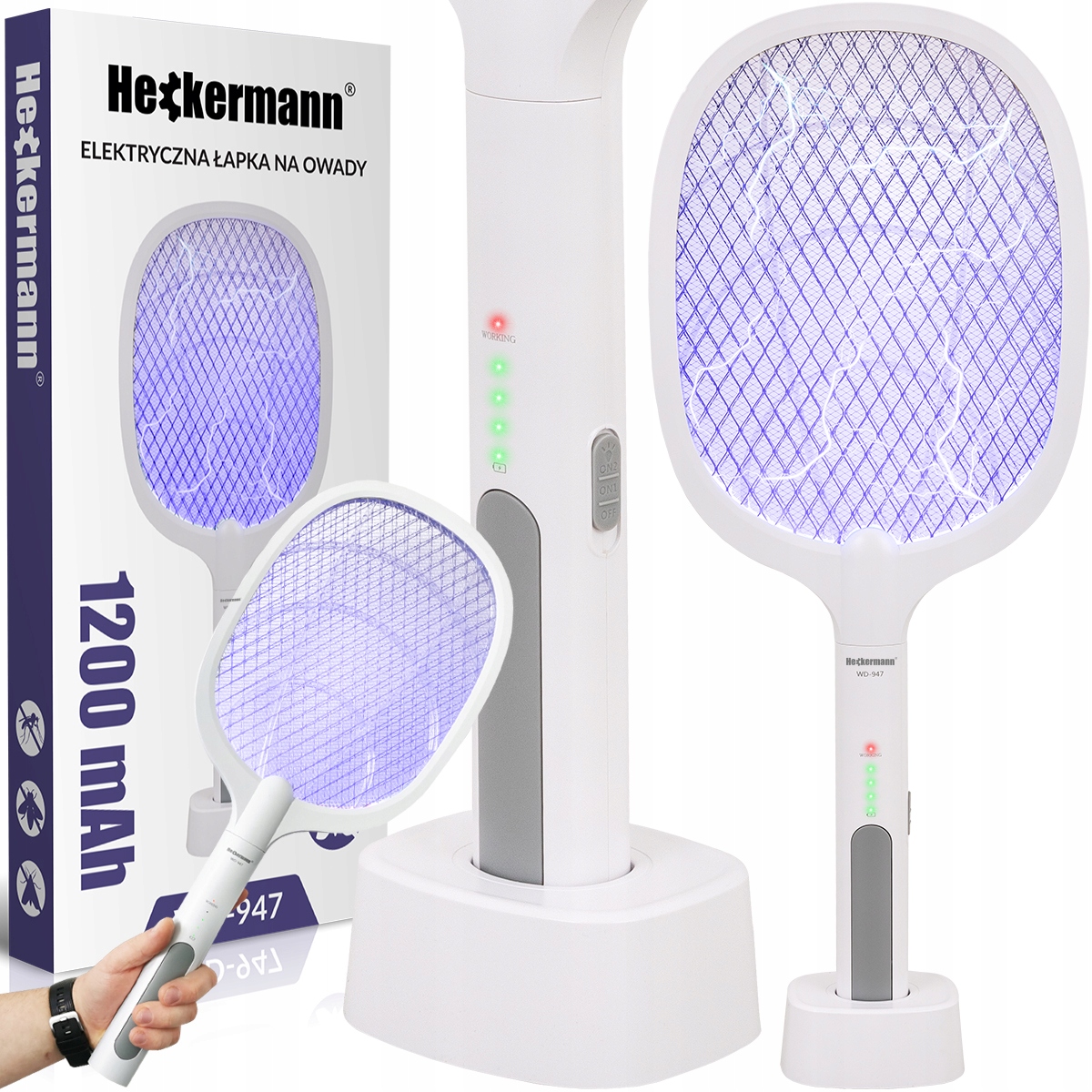 

Elektryczna Łapka Na Muchy Packa Na Owady Komary