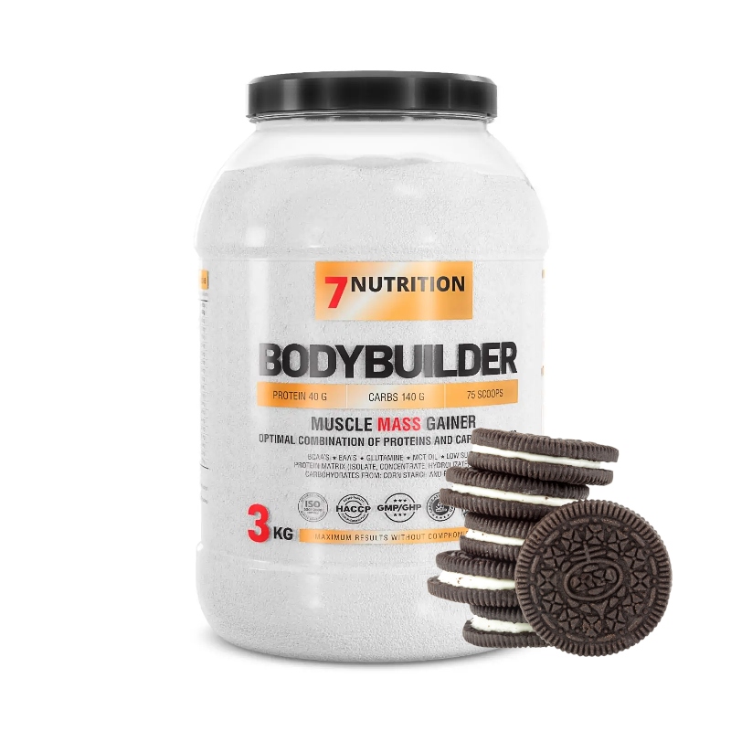 7Nutrition Bodybuilder 3KG Na hmotu Doplněk Stravy Gainer Doplněk Stravy