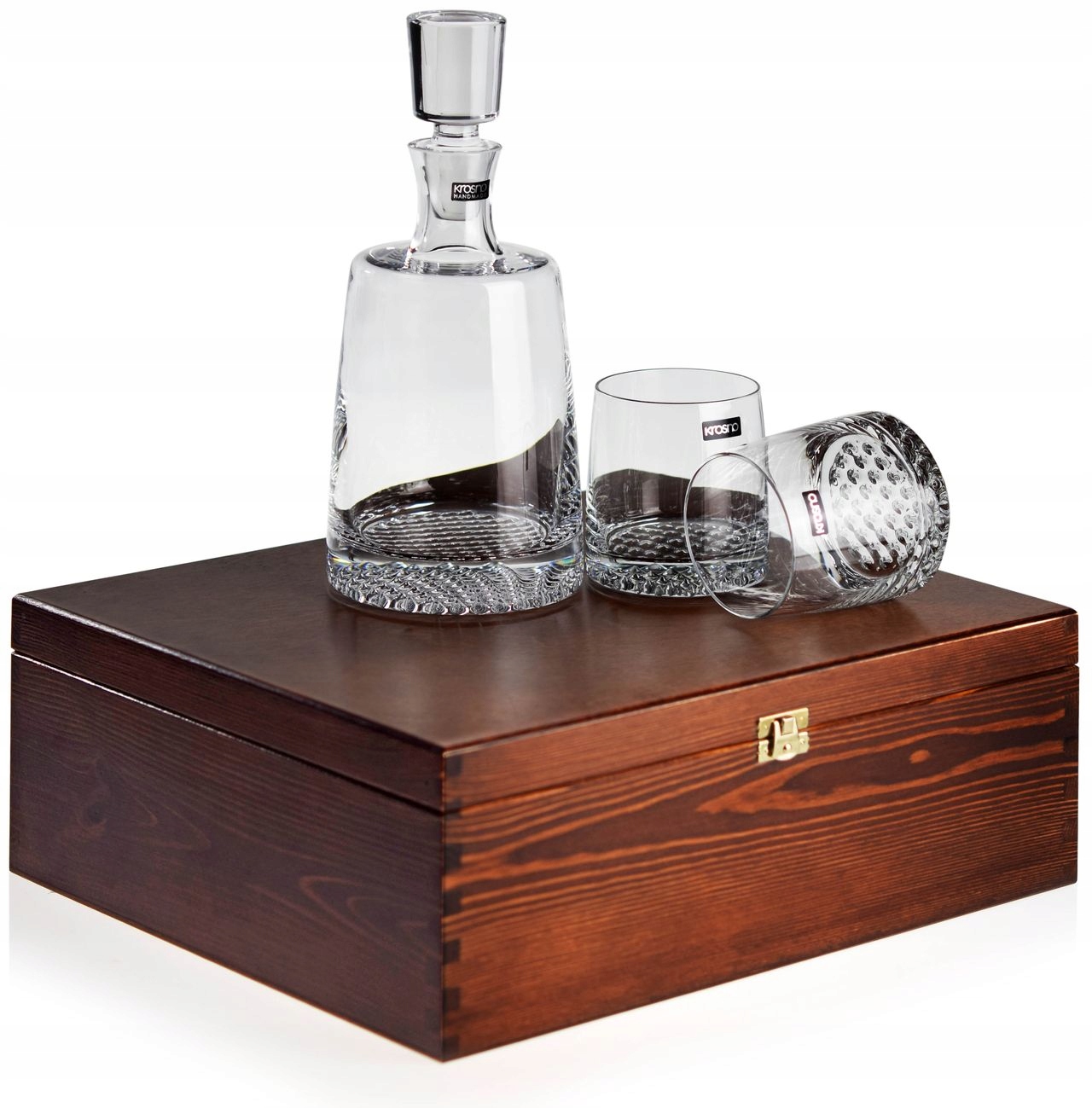 

Krosno Fjord 6+1 komplet whisky w skrzynce grawer